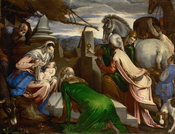 Jacopo Bassano Adoration of the magi china oil painting image